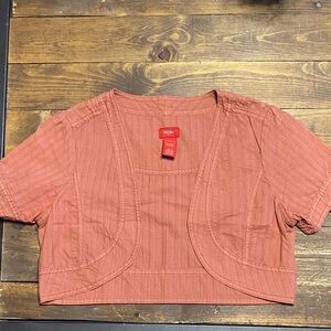 Mossimo Supply Co. Rust Crop Vest